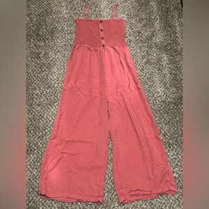 Women's Pink Jumpsuit